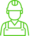 Home Icon of construction worker